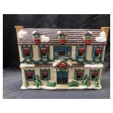 Vintage Ceramic Dual Seasonal Lighted House