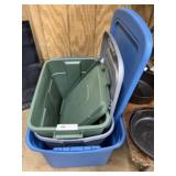 (3) Storage Totes with Lids