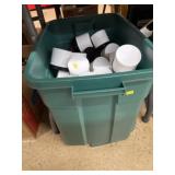 Plastic Storage Canisters, Storage Tote