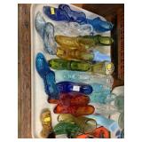 Fenton and Unsigned Art Glass Shoes