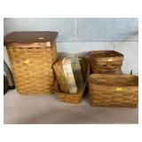 (5) Longaberger Baskets