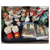 Vintage Japan Angel Figurines with Postcards