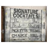 Contemporary Wood Serving Tray/Sign