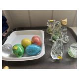 Art Glass and Alabaster Paperweights