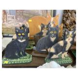(7) Menno Folk Art Cat Stand-Ups
