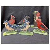 (6) Menno Folk Art Stand-Ups