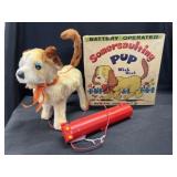 Vintage Battery Powered Somersaulting Dog