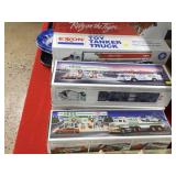 (4) Hess Trucks with Petroleum Truck