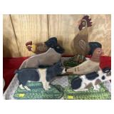 (6) Menno Folk Art Stand-Ups