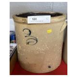 3 Gallon Slip Decorated Storage Crock