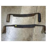 (2) Primitive Unsigned Draw Knives