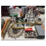 Wine Rack, Wall Mirror, Buttons