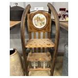 Wood Crafted Sled Shelf