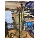 Brass Framed Hanging Light