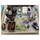 Art Glass and Cast Iron Miniatures
