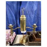 Double Socket Desk Light