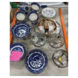 Transferware China, Lodge Glasses