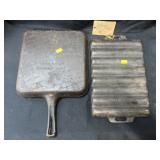 Wagner Ware Bacon & Egg Skillet with Bread Mold