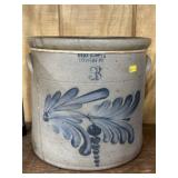 Evan Jones Slip Decorated Storage Crock