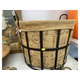 Metal Double Handled Basket