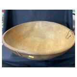 Large Turned Wood Bowl