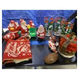 Vintage Christmas Candy Containers & Decor