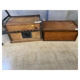 (2) Wooden Storage Chests