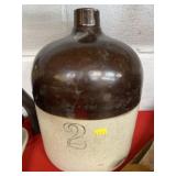 2 Gallon Stoneware Storage Jug