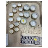 Porcelain Salts with Show Towel