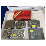 Belt Buckles and 9mm Pistol Cases