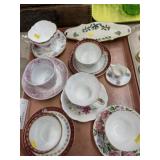 Chinaware Cups and Saucers