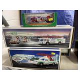 (4) Hess Trucks with Miniature Hess Truck