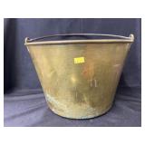 19th Century Brass Pail