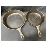 Wagner Ware No. 6 & 8 Frying Pans