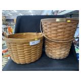 (2) Longaberger Baskets