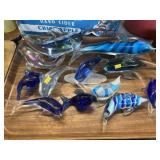 Art Glass Dolphins