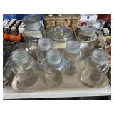 Glass Canisters and Apothecary Jars