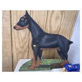 Menno Folk Art Stand-Up of Doberman
