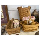(5) Longaberger Baskets