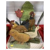 (6) Menno Folk Art Stand-Ups