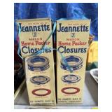 (4) Boxes of New Old Stock Mason Canning Lids