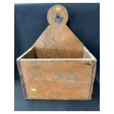 Primitive Wood Wall Pocket