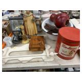 Wash Basin, Figurine, Porch Light