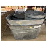 Galvanized Wash Tubs