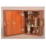 Crosby Steam Gauge, Valve Oak Case & Test Kit