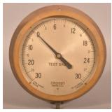 Large Brass Crosby Antique Test Gauge