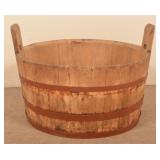 Antique Wood Wash Tub