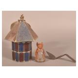 Vtg. Porch Light, Disston Tool & Candy Container