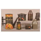 Nice Group Antique & Vintage Toleware