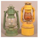 Antique Nier and Edison System Railroad Lanterns
